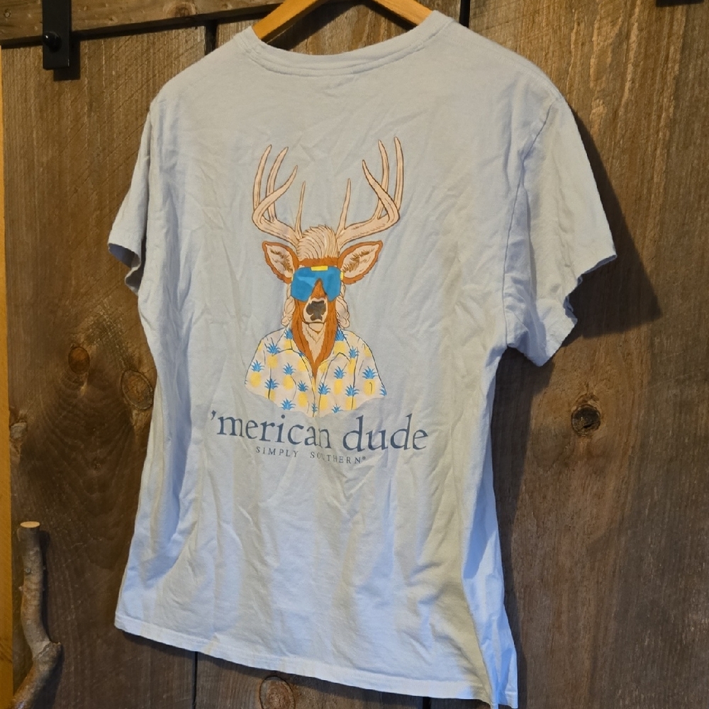 Simply Southern Light  'Merican Dude Tee